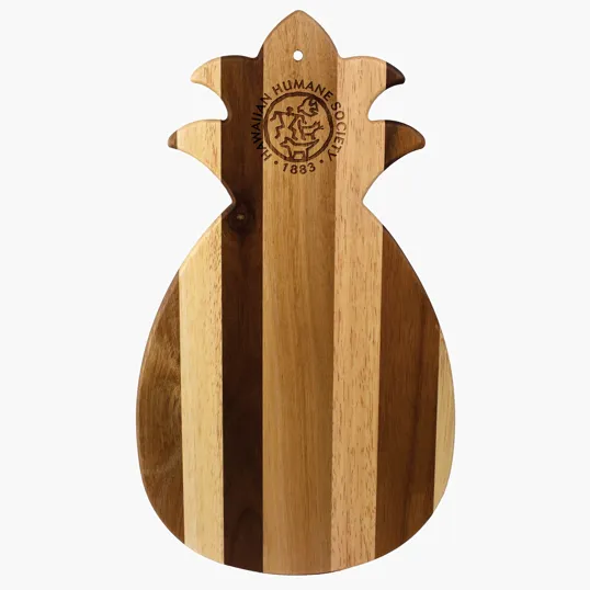 Shiplap Pineapple Wood Serving and Cutting Board