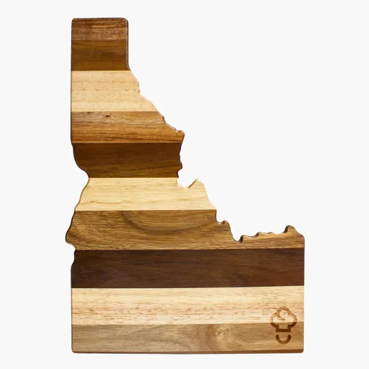Rock & Branch® Shiplap Series Idaho State Shaped Wood Serving and Cutting Board