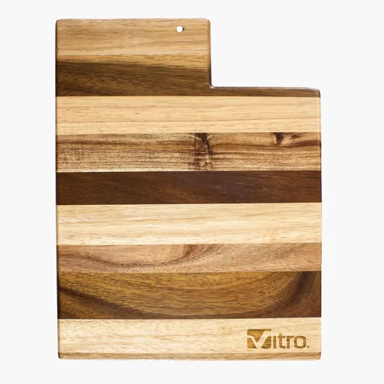 Rock & Branch® Shiplap Series Utah State Shaped Wood Serving and Cutting Board