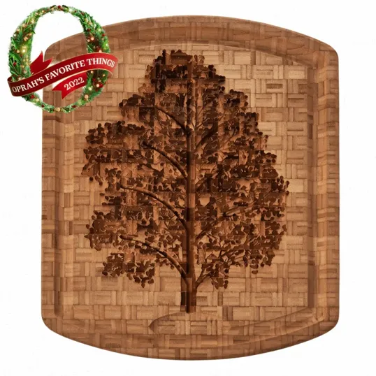 Totally Bamboo Family Tree Carving Board
