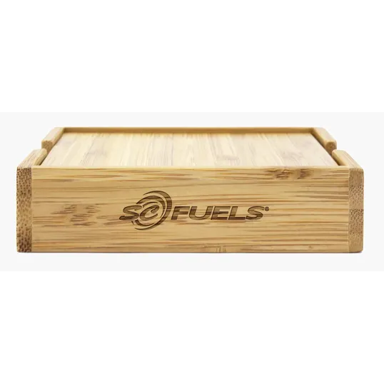 Totally Bamboo 4-Piece Coaster Set with Case