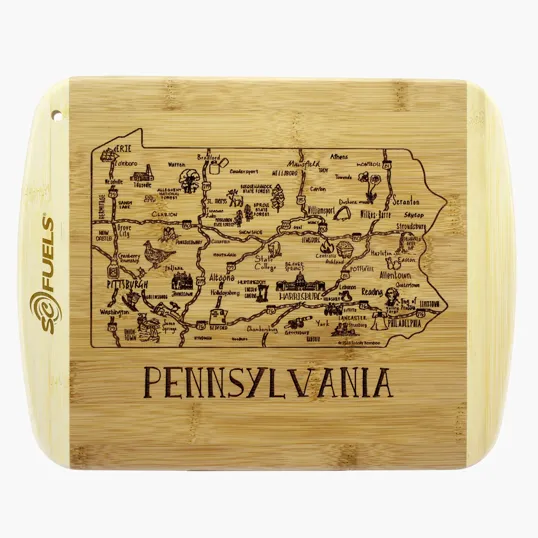 Totally Bamboo Pennsylvania Serving & Cutting Board