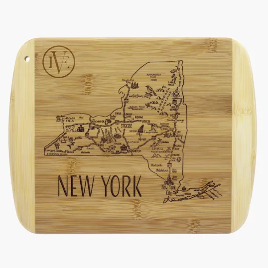 A Slice of Life New York Bamboo Serving & Cutting Board
