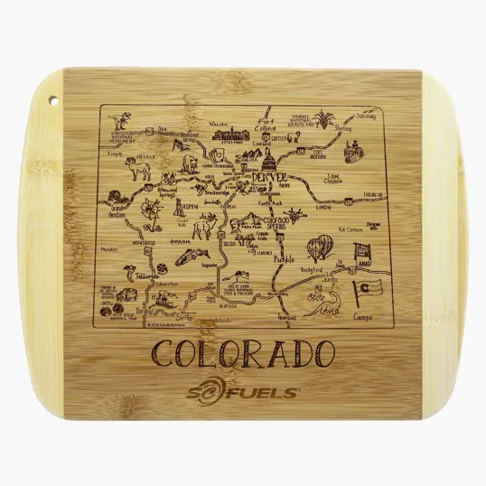 Totally Bamboo Colorado Serving & Cutting Board