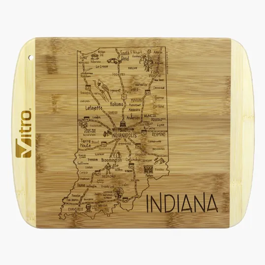 Totally Bamboo Indiana Serving & Cutting Board