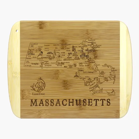 Totally Bamboo Massachusetts Serving & Cutting Board