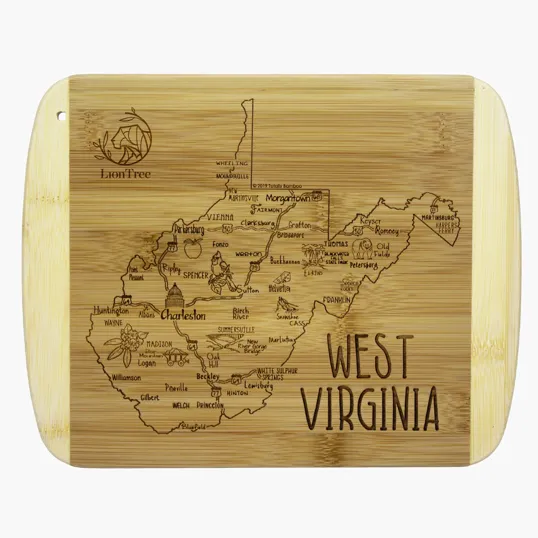 Totally Bamboo West Virginia Serving & Cutting Board