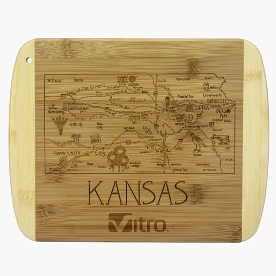 Totally Bamboo Kansas Serving & Cutting Board