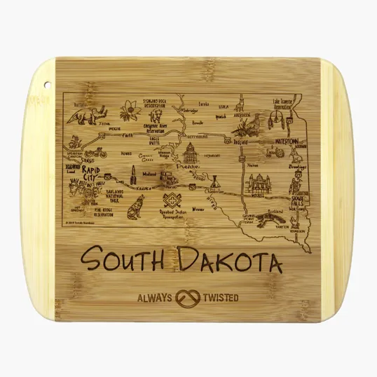 Totally Bamboo South Dakota Serving & Cutting Board