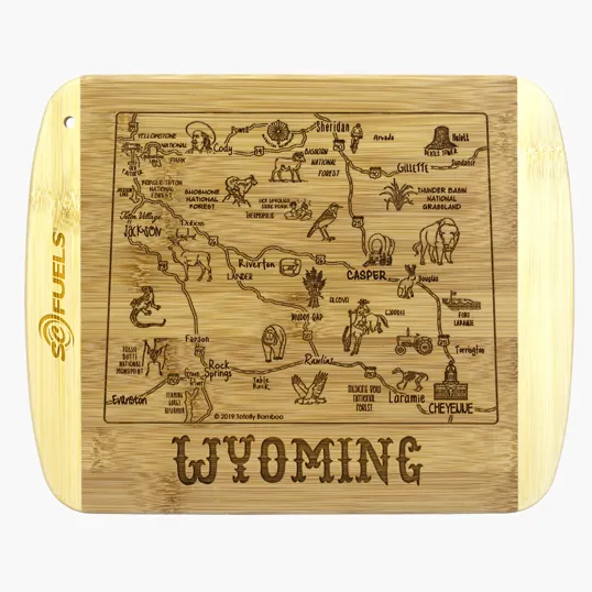 Totally Bamboo Wyoming Serving & Cutting Board