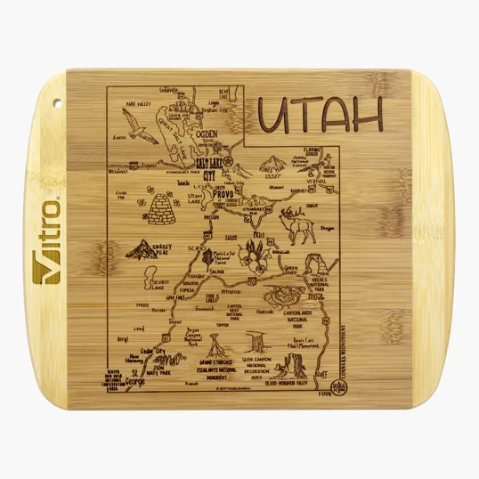 Totally Bamboo Utah Serving & Cutting Board