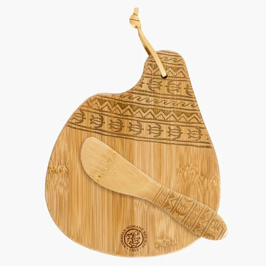Tonga Bamboo Serving Board and Spreader