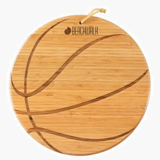 Totally Bamboo Basketball Cutting & Serving Board
