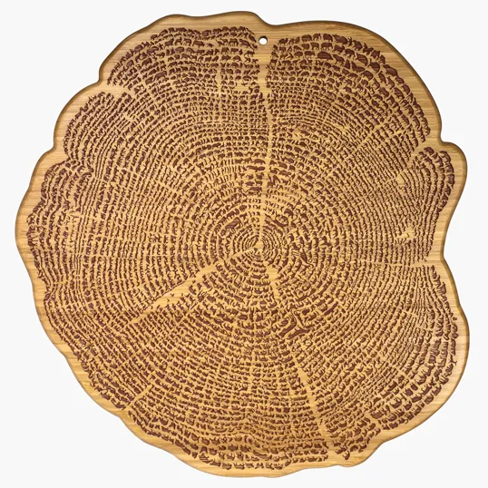 Totally Bamboo Tree of Life Cutting & Serving Board