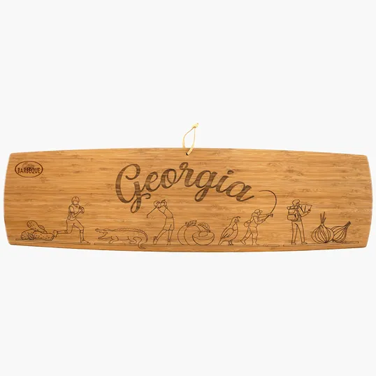 Totally Bamboo Georgia State Charcuterie Board