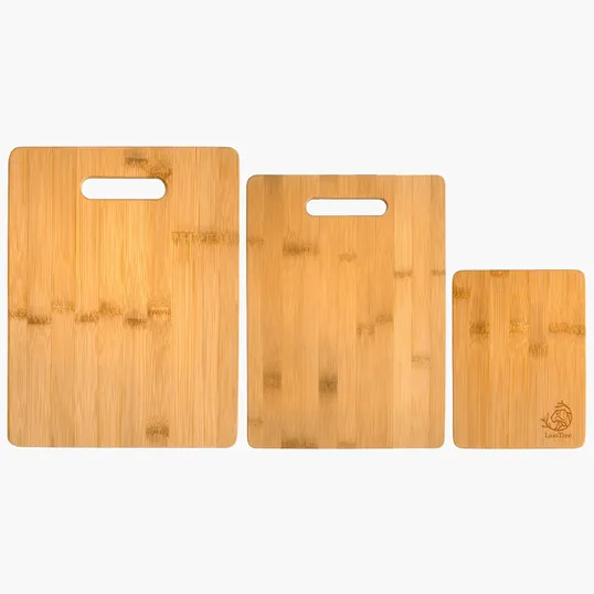 Totally Bamboo 3-Piece Bamboo Cutting Board Set