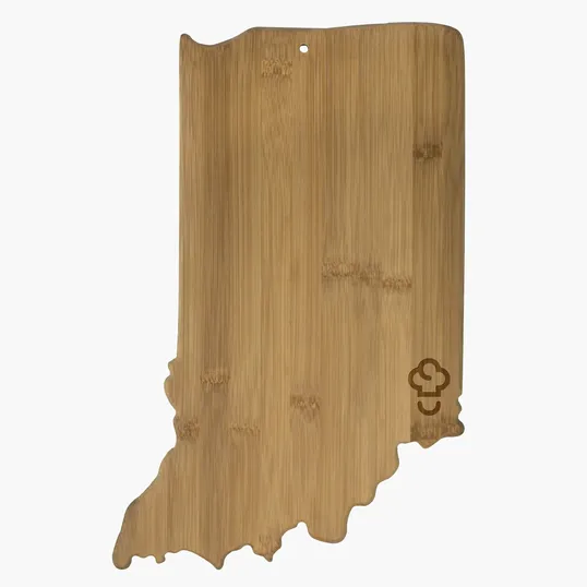 Totally Bamboo Indiana State Cutting and Serving Board