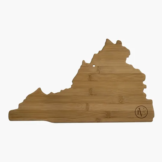 Totally Bamboo Virginia State Cutting and Serving Board