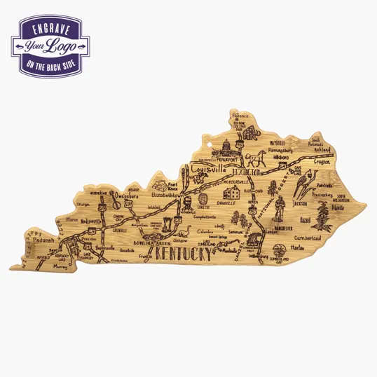 Totally Bamboo Destination Kentucky Cutting & Serving Board