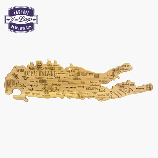 Totally Bamboo Destination Long Island Cutting & Serving Board