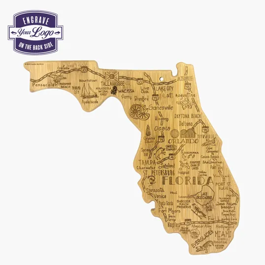 Totally Bamboo Destination Florida Cutting & Serving Board