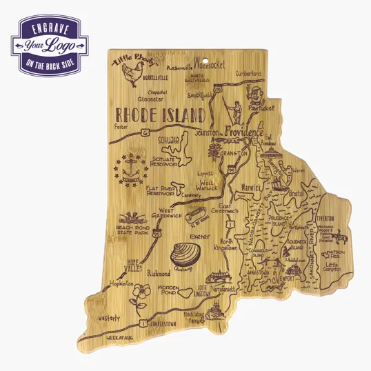 Totally Bamboo Destination Rhode Island Cutting & Serving Board