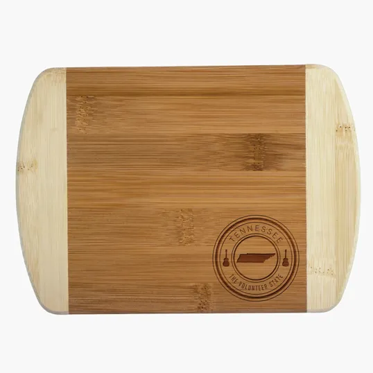 Totally Bamboo Tennessee State Stamp 2-Tone Bar Board
