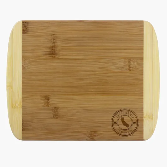 Totally Bamboo California State Stamp 2-Tone 11" Cutting Board