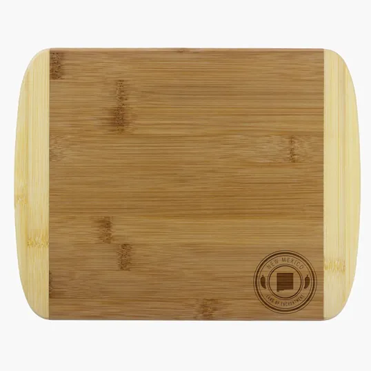 Totally Bamboo New Mexico State Stamp 2-Tone Cutting Board
