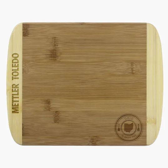 Ohio State Stamp 2-Tone Bamboo Cutting Board, 11"