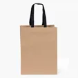 Eco Cedar Woven Handle Eurotote, Recycled Kraft Paper — view 3