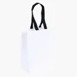 Ash Woven Handle White Eurotote — view 4