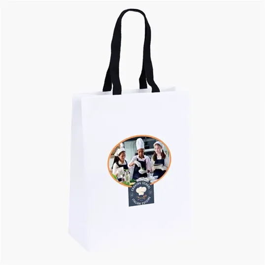 Cedar Woven Handle White Eurotote — view 2