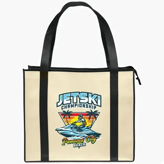 Del Mar Zipper-Close Tote