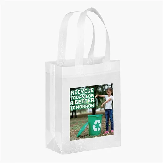 Lake R-PET Non-Woven Tote with ColorVista — view 6