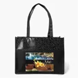 Couture™ Gloss-Laminated Tote with Reptile Design