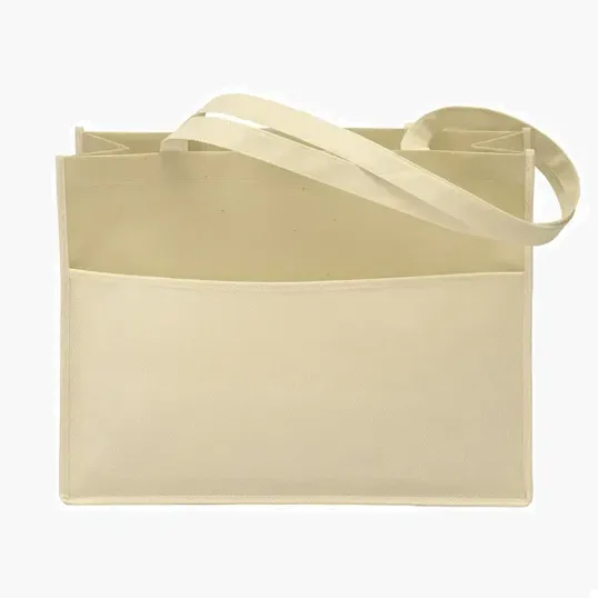 Dunes™ Matte-Laminated Tote with Front Pocket — view 2
