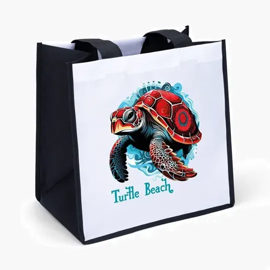 Carol™ Heavy-Duty Polyester Tote, 12" x 8" x 12" — view 2