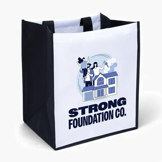 Scott™ Heavy-Duty Polyester Tote, 13" x 10" x 15" — view 2