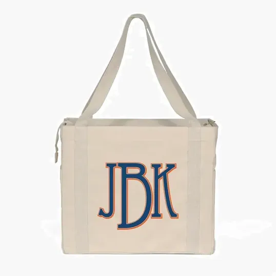 Jeremy™ Deluxe Canvas Zipper-Close Tote
