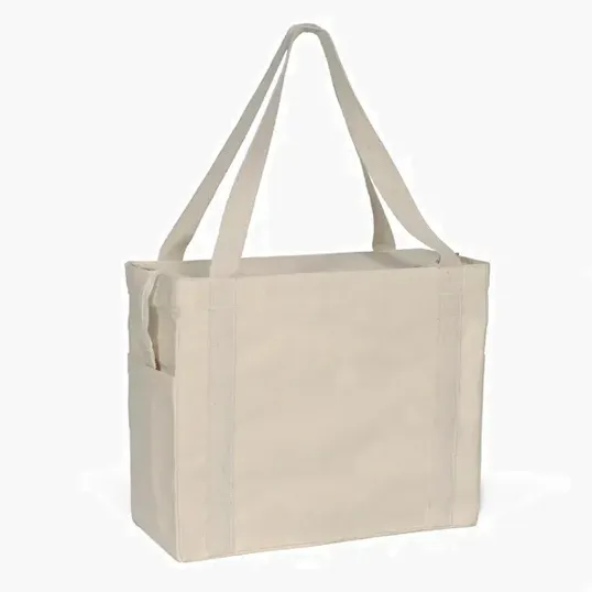 Jeremy™ Deluxe Canvas Zipper-Close Tote — view 8