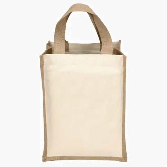Mimi™ Natural Tote with Cotton and Jute — view 2