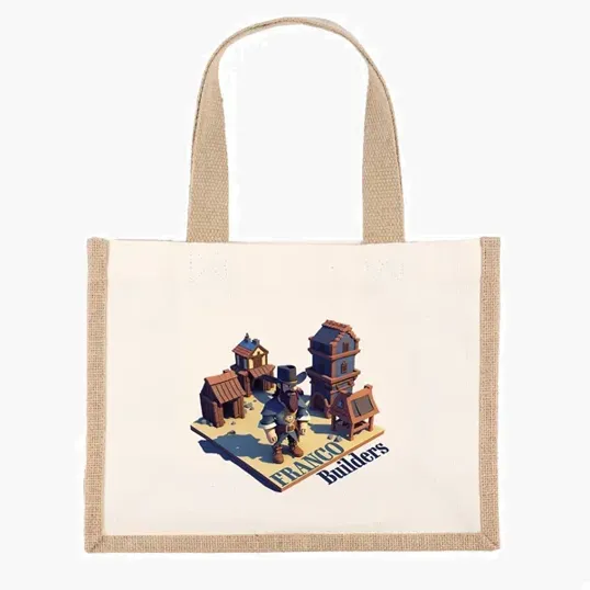 Reyna™ Natural Cotton and Jute Tote