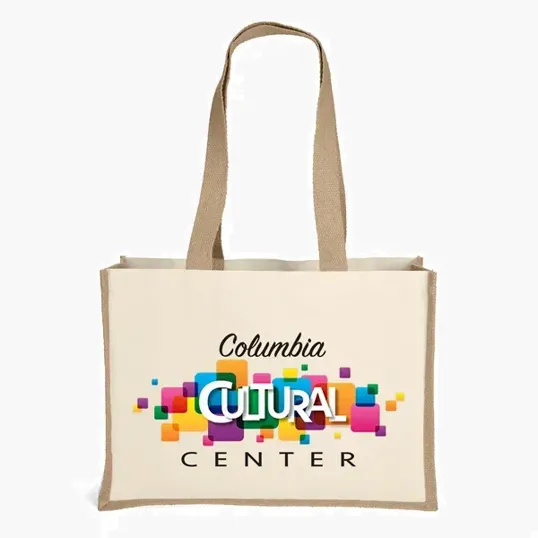 Josephine™ Natural Tote with ColorVista — view 3