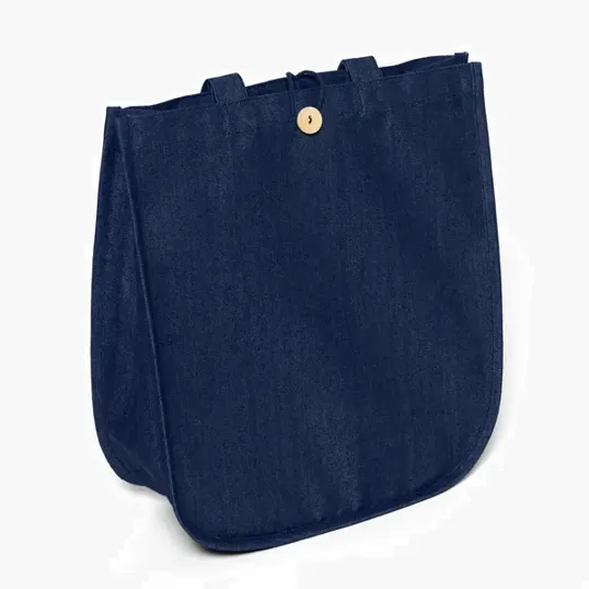 Dan Denim Tote, 15" x 6" x 17" — view 4