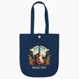 Dan Denim Tote, 15" x 6" x 17"
