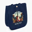 Dan Denim Tote, 15" x 6" x 17" — view 3