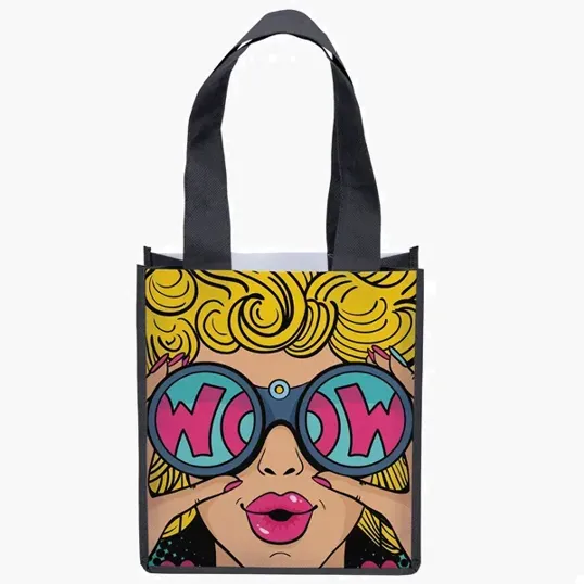 Degas PET Non-Woven Tote with Sublimation, 2-Sided