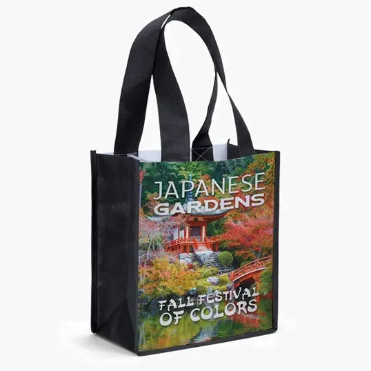Degas PET Non-Woven Tote with Sublimation, 2-Sided — view 2