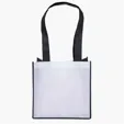 Monet PET Non-Woven Tote with Black Gussets — view 4